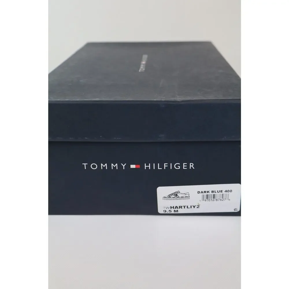 NEW Tommy Hilfiger Hartliy Sneakers Women's Navy Blue Low Top Lace Up Size 9.5M